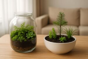 Leia mais sobre o artigo Terrário ou minijardim: qual é melhor para começar com seu filho?