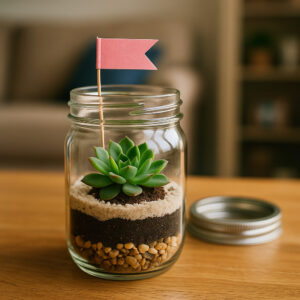 Leia mais sobre o artigo 10 dicas de lembrancinha de aniversário: minijardim e terrários
