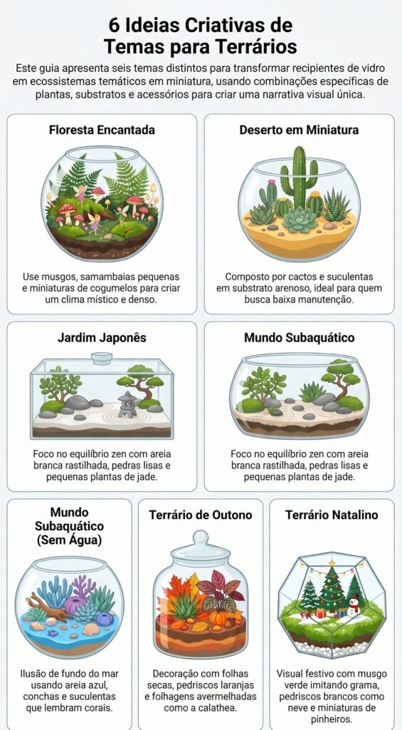 ideias de temas para terrário